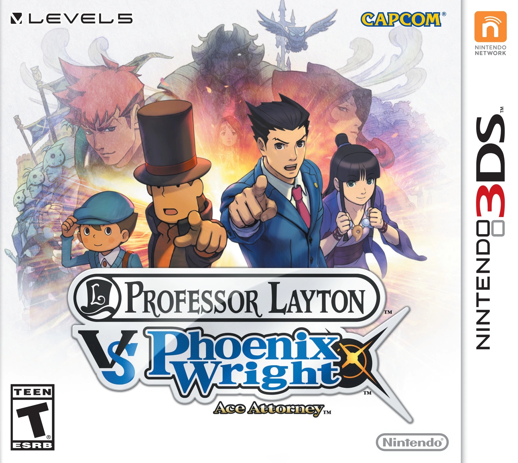 Professor Layton VS Phoenix Wright Ace Attorney